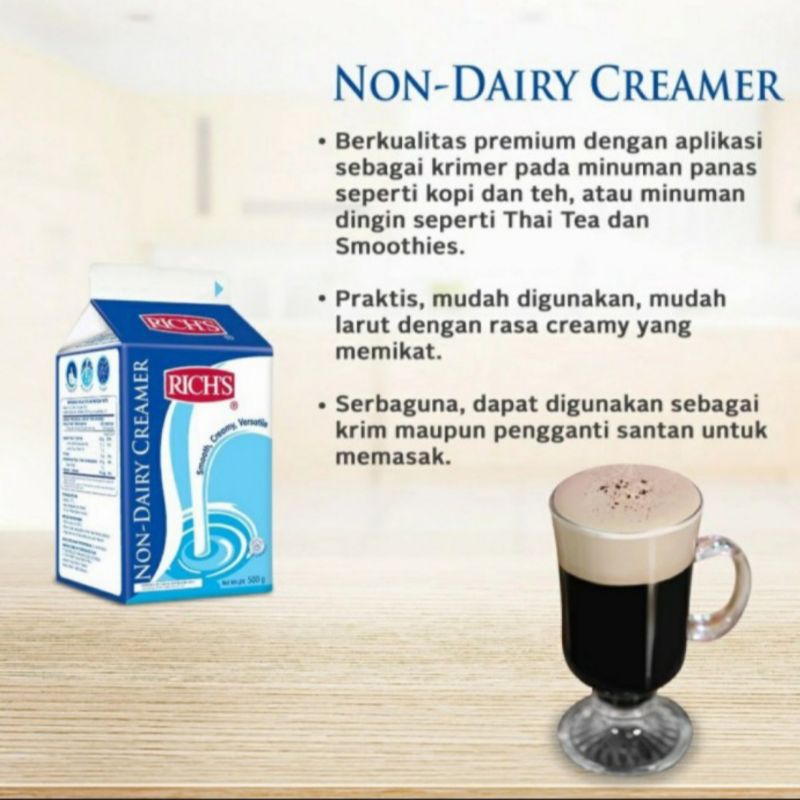

richs krimer nabati 500 ml/creamer non dairy 500 ml/krimer cair