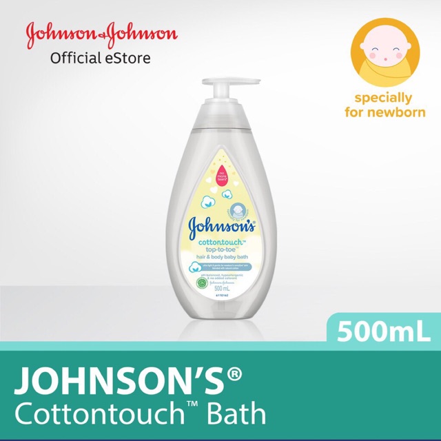 Johnson’s cottontouch top to toe 500ml