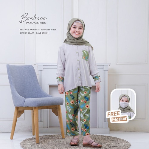 Piyama Beatrice pajama by cotton chic terbaru 2022