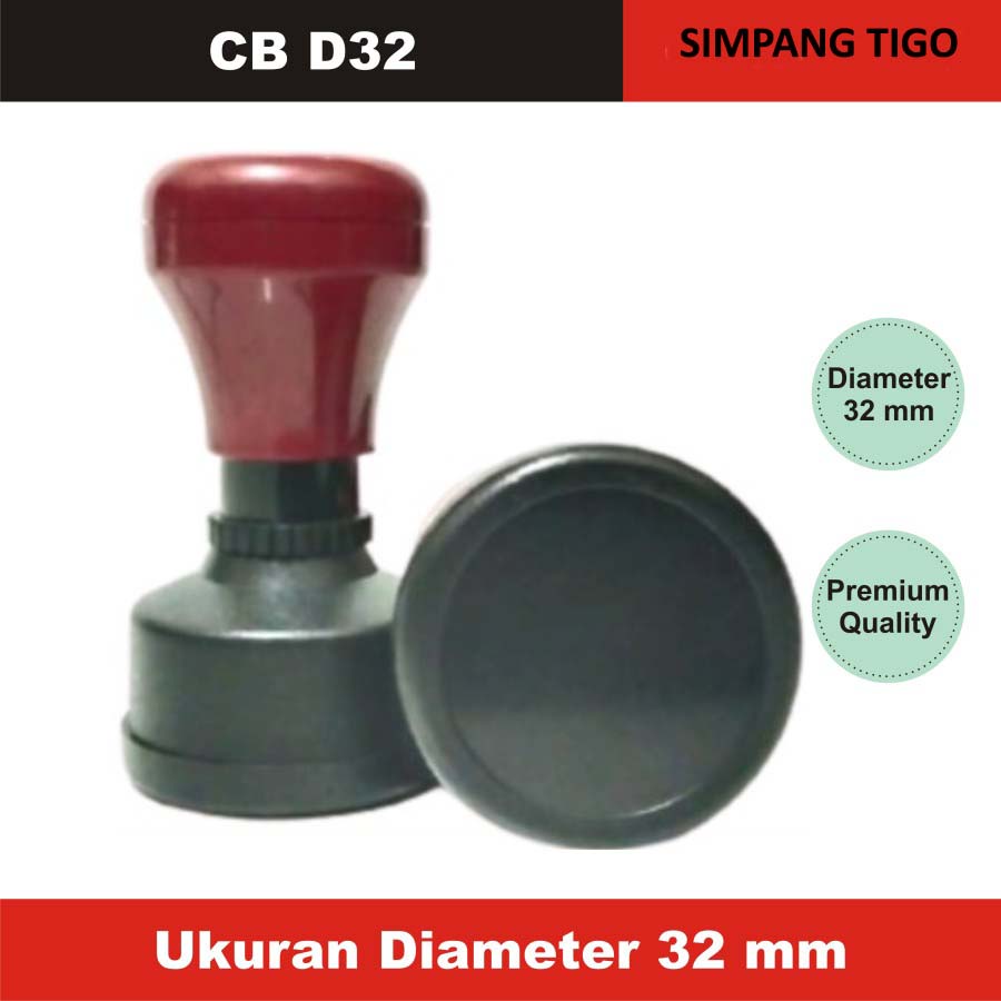 Gagang Stempel Flash Bulat D32