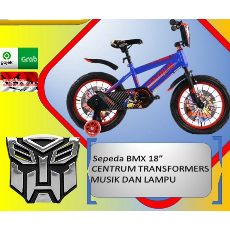 SEPEDA BMX 16 &amp; 18 X2.50 CENTRUM TRANSFORMER  3308