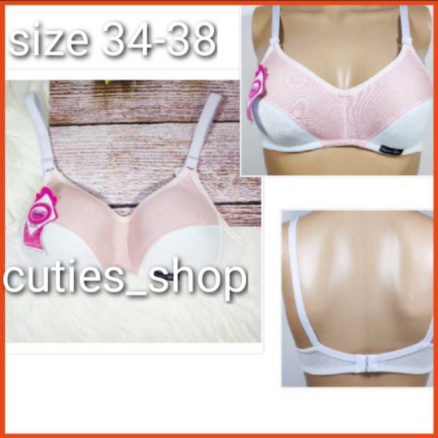 Bra Pelajar - sporty bra - bahan katun - cup kecil