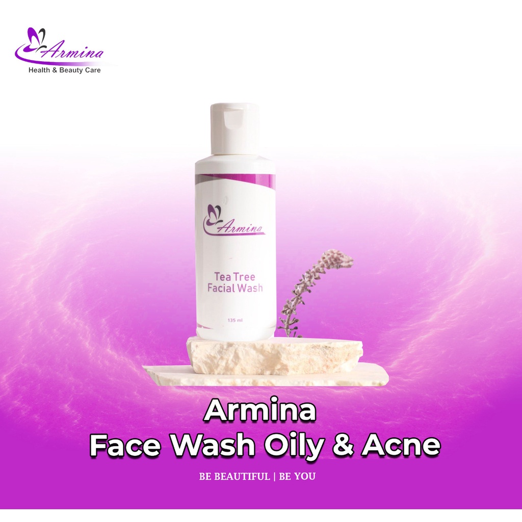 ARMINA - Tea Tree Face Wash Oily 135ml With Salicylic Acid