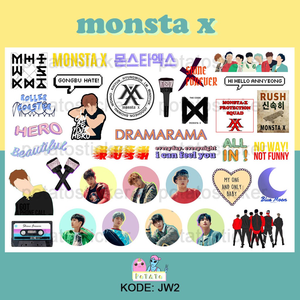 

monsta x - sticker tumblr kpop