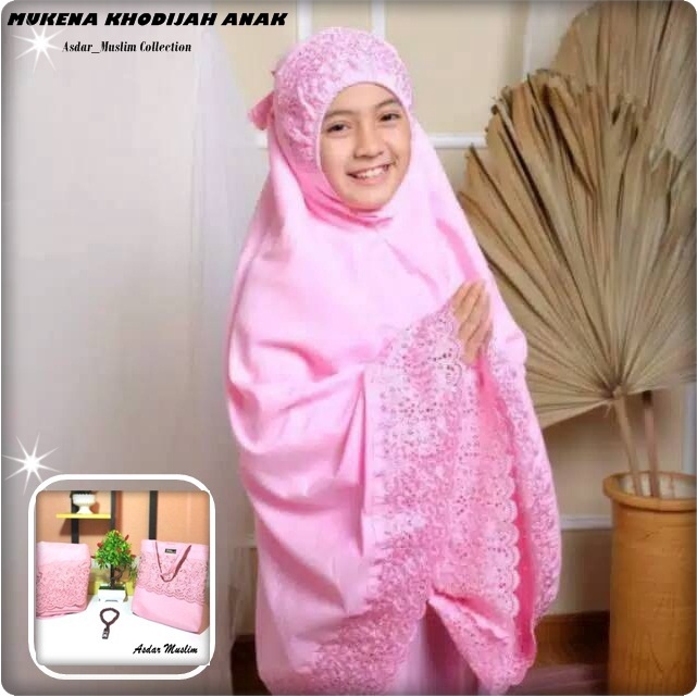 Mukena Siti Khadijah Anak Original // Mukena Pasteleena Anak