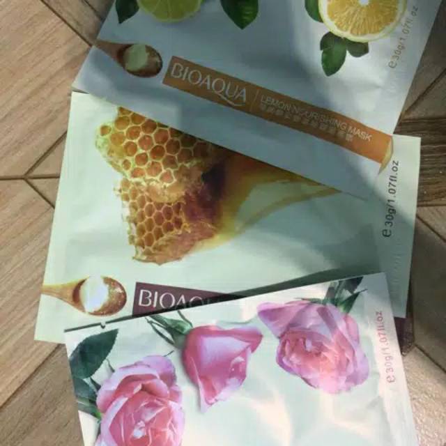 Ori100%Produk inpor Asli Bioaqua Nourishing Mask Sheet