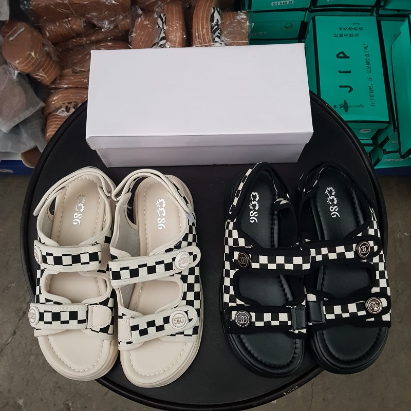[✅BISA COD] Sandal Wanita Import QG Tali Belakang VIRAL 2022