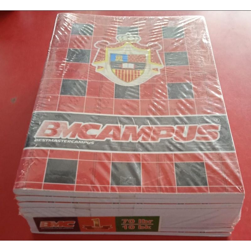 

Buku Tulis BMC BMB CAMPUS 70 Lembar ( 1 PAK Isi 10 BUKU )