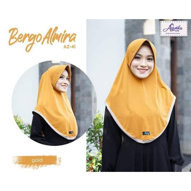 BERGO ALMIRA / HIJAB BERGO /AZAMKA