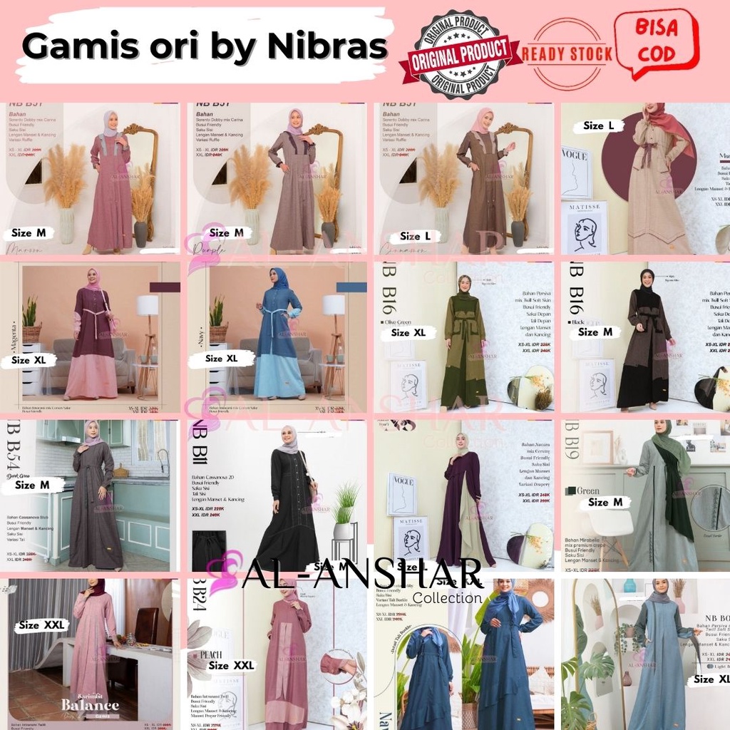 GAMIS NIBRAS TERBARU / GAMIS ORI NIBRAS SALE