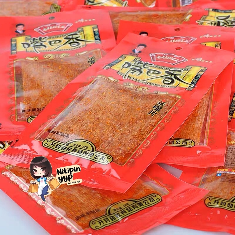 [Viral BEST SELLER] DaLaPian LaTiao - ZuiBaXiang Big LATIAO Gede - Spicy Tofu Gluten Skin Strip Snack CHlNA Halal - Kulit Tahu Pedas Vegetarian