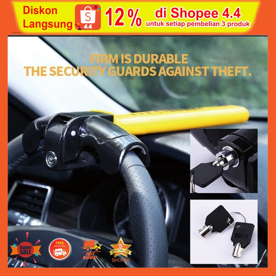 kunci Stir mobil anti maling / pengaman mobil anti maling universal