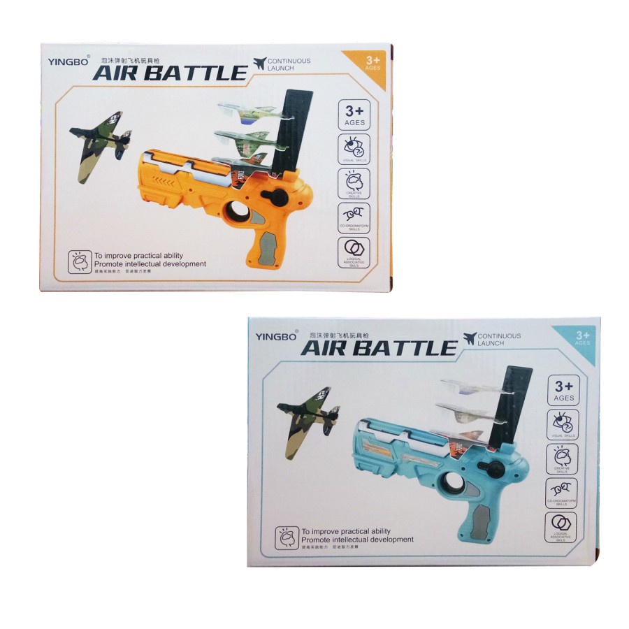 M173 Mainan Tembakan Pistol Ketapel Pesawat / Air Plane Battle Launcher Toys Catapult