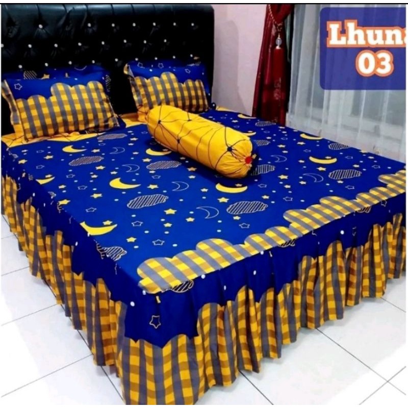 Sprei rumbai ukuran 180x200 tr45 dan ukuran 200x200 tr45
