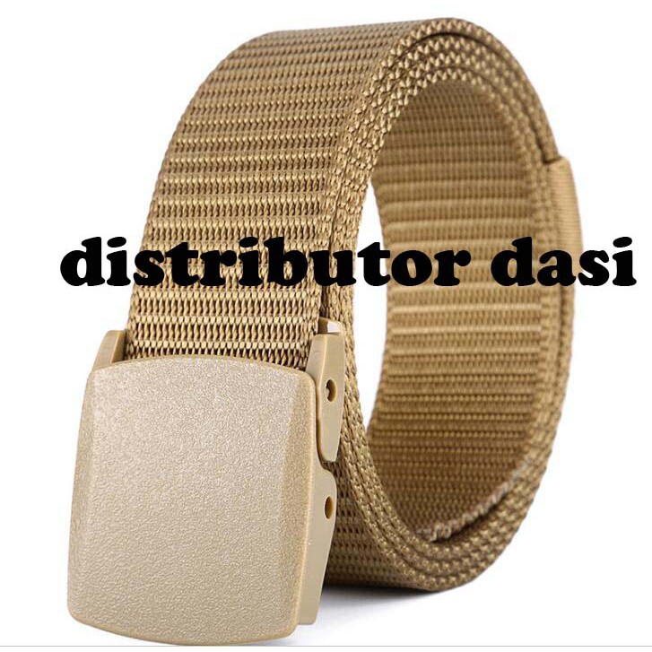 Sabuk kanvas nylon hitam navy hijau cream Anti Metal Detector Gesper Tali Ikat Pinggang Anti XRay