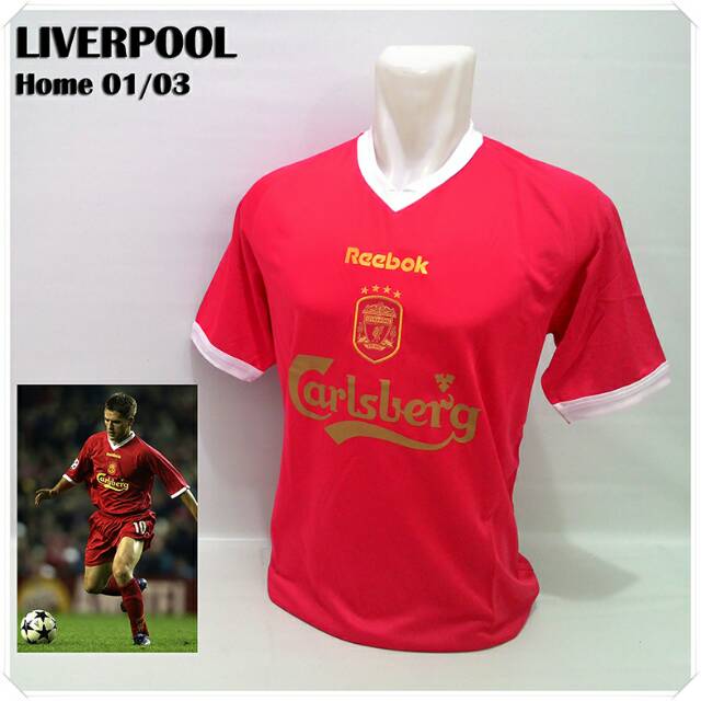 JERSEY RETRO LIVERPOOL HOME 2001/2003 Grade Original