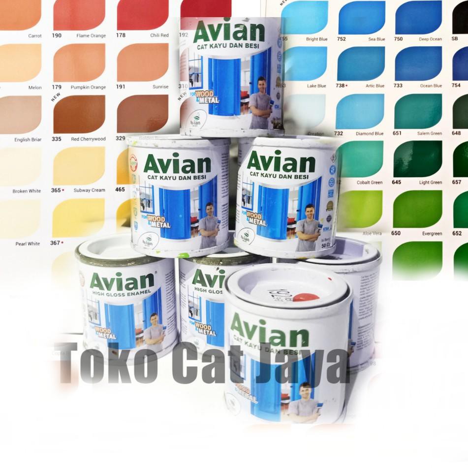 #TERMURAH# Cat AVIAN Cat Kayu Besi kecil 100cc / 100mL / 0,1 L Warna Lengkap