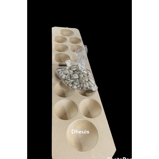 papan congklak lipat kayu polos(belum dicat)