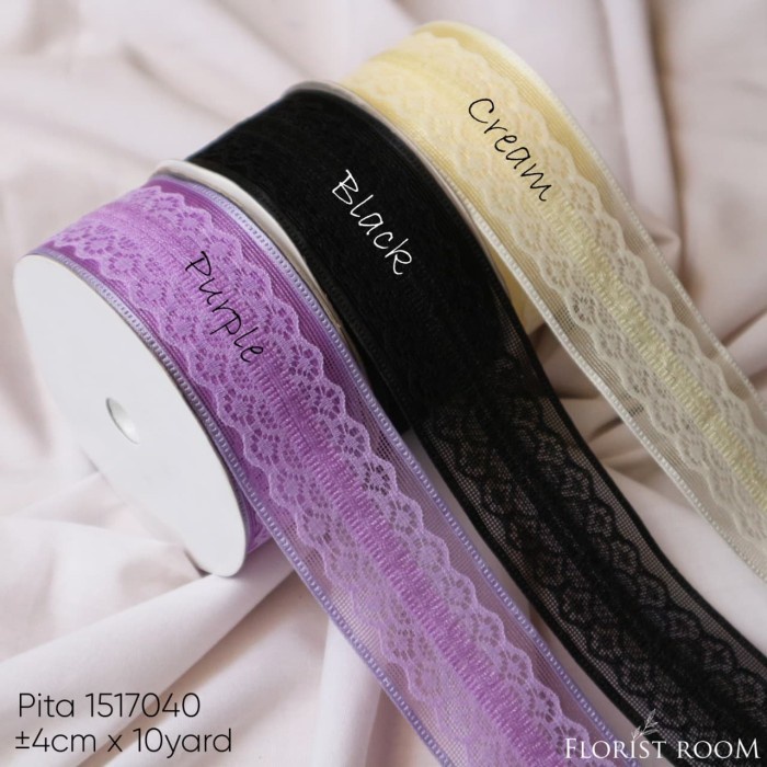 

Pita 1517040 - Ribbon - Kado - Hadiah - Pita Motif Renda 019