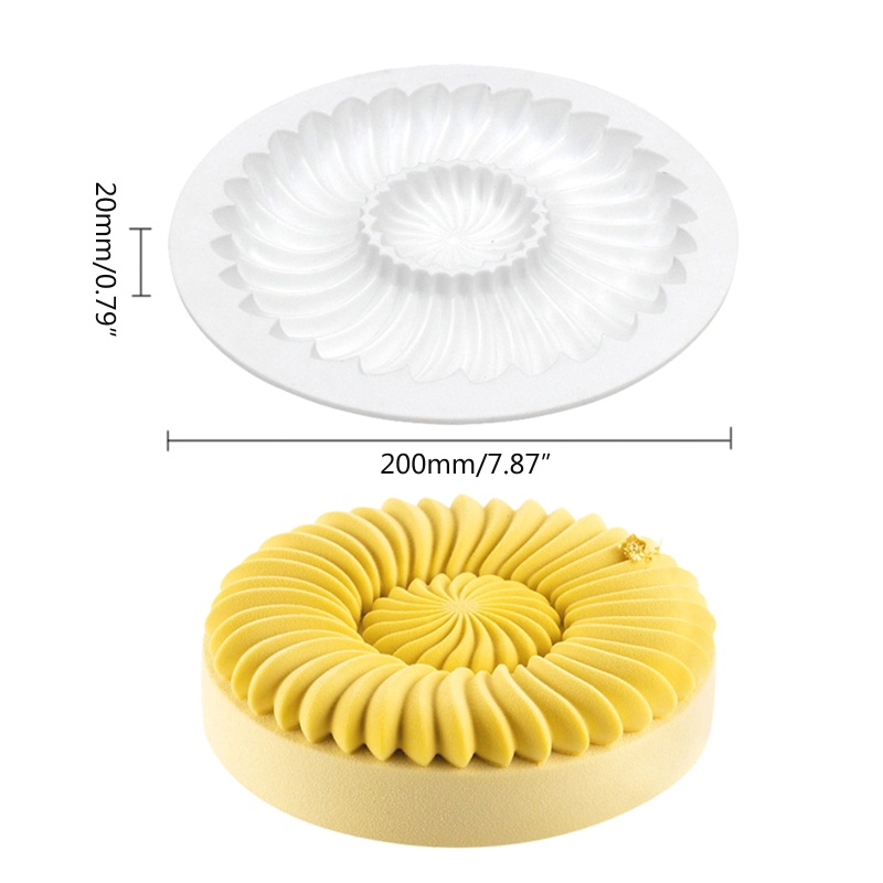 Cetakan Kue / Coklat Bentuk Bulat Bahan Silikon