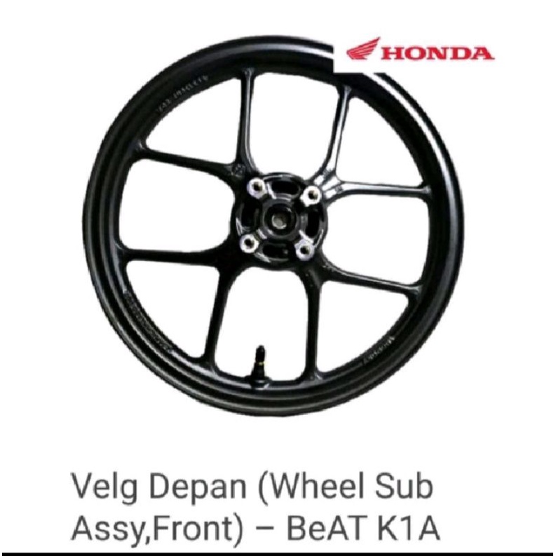 Velg Depan Beat 2020-2022 ORI HONDA100% Baru