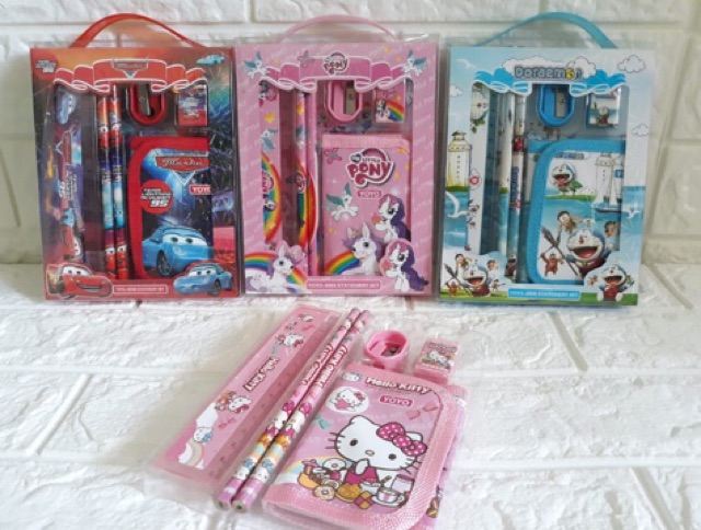 Set Alat tulis Anak / Study Set Dompet YoYo 8006