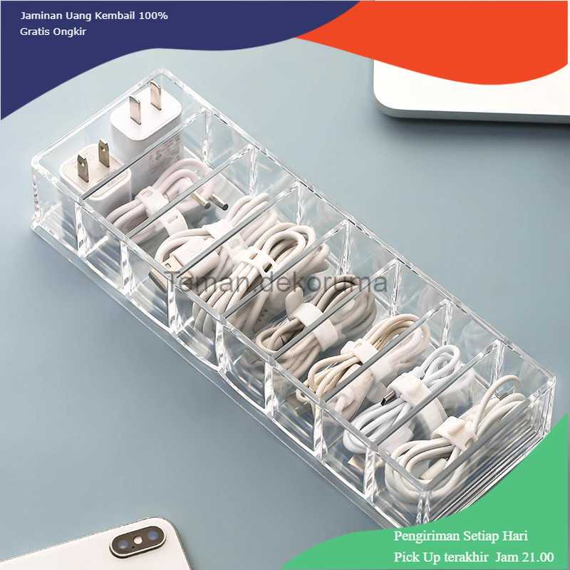 TD-REN BNBS Kotak Kabel Organizer Cable Storage Box 8 Slot - BN-2046