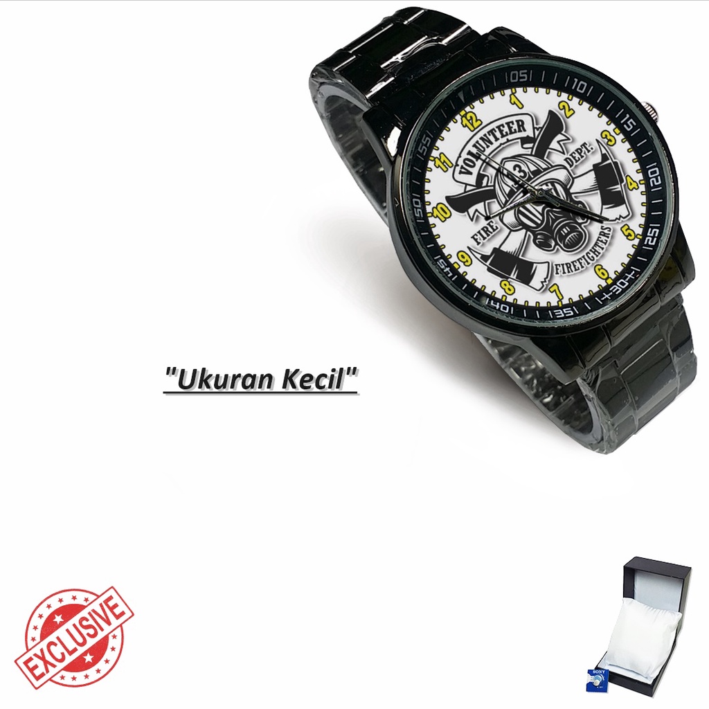 Jam Tangan Rantai Couple FIRE FIGHTER 03 (Cool)