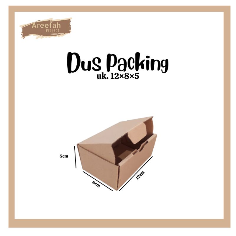 

KARDUS KARTON / KARDUS BOX / KARDUS PACKING DIE CUT UKURAN 12x8x5 cm