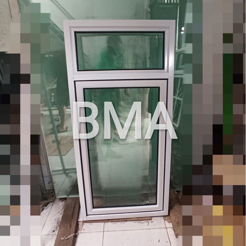 jendela gandeng 50x150 aluminium
