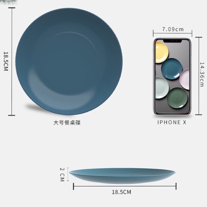 [LULU] PIRING MAKAN BPA FOOD GRADE BAHAN PLASTIK PP / FOOD PLATE-7