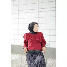 baju atasan wanita narina blouse