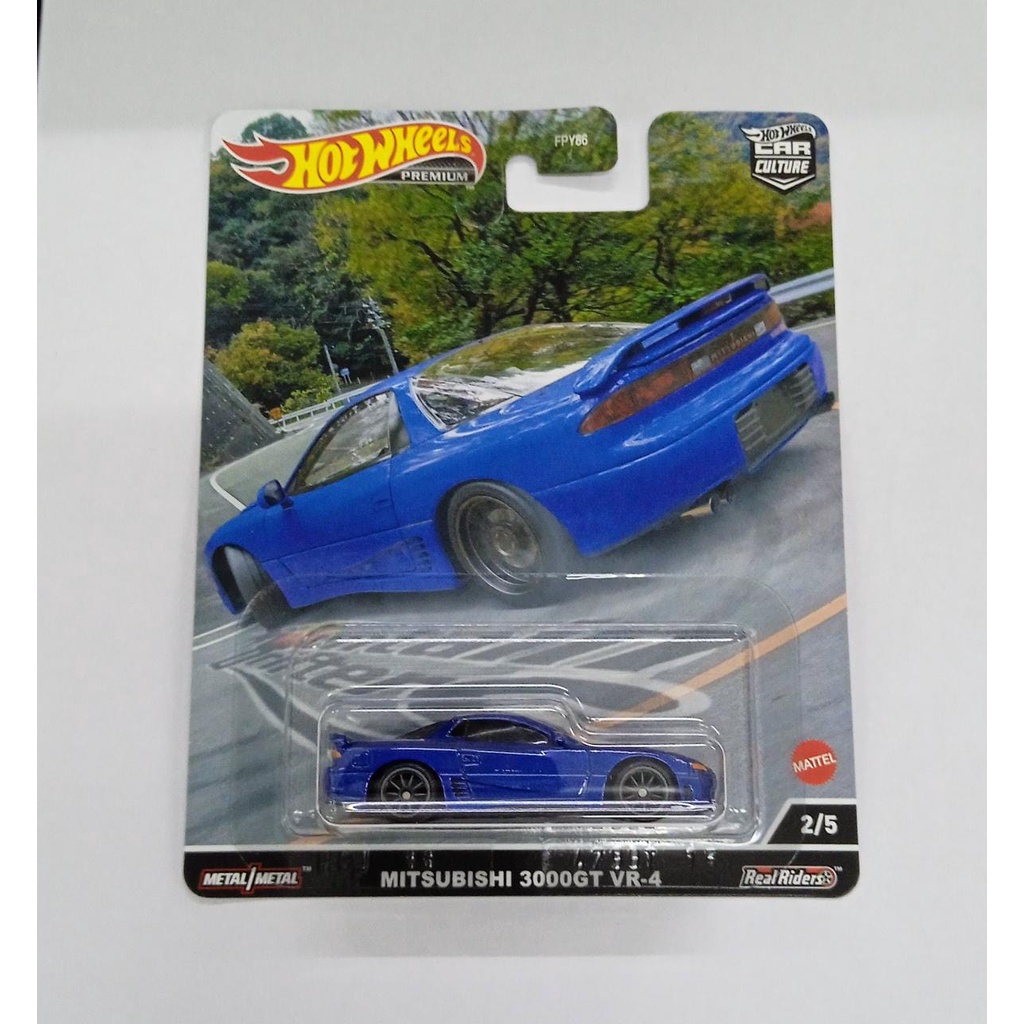 Diecast Hot Wheels Mountain Drifters | Mitsubishi 3000 GT VR 4 Biru HW Hotwheels Mobil Mainan Anak Car Culture 2022