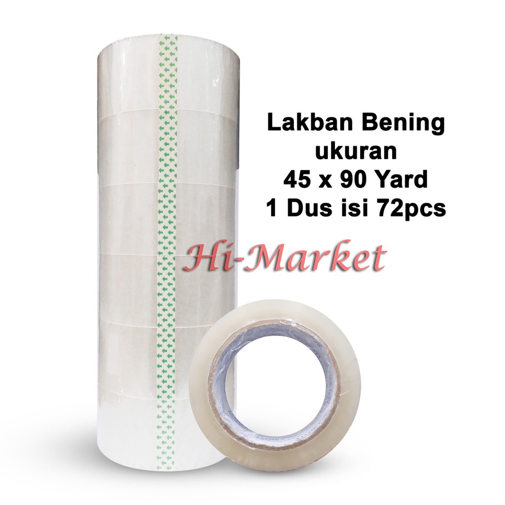 LAKBAN BENING 45mm x 90 Yard LIAMKA PERDUS 72Roll