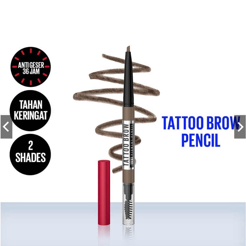 Maybelline Tattoo Up To 36H Pigment Pencil - Pinsil Alis