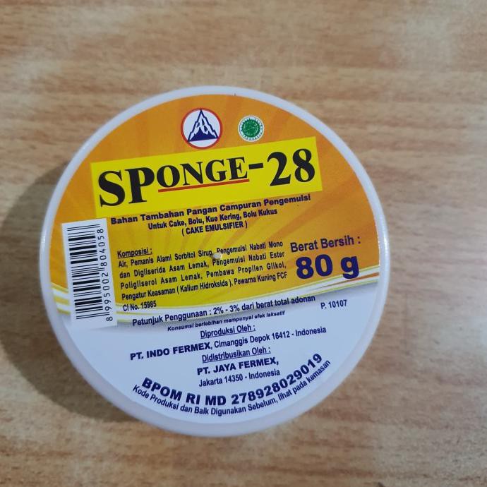 

Sponge - 28 cake emulsifier / pengembang kue