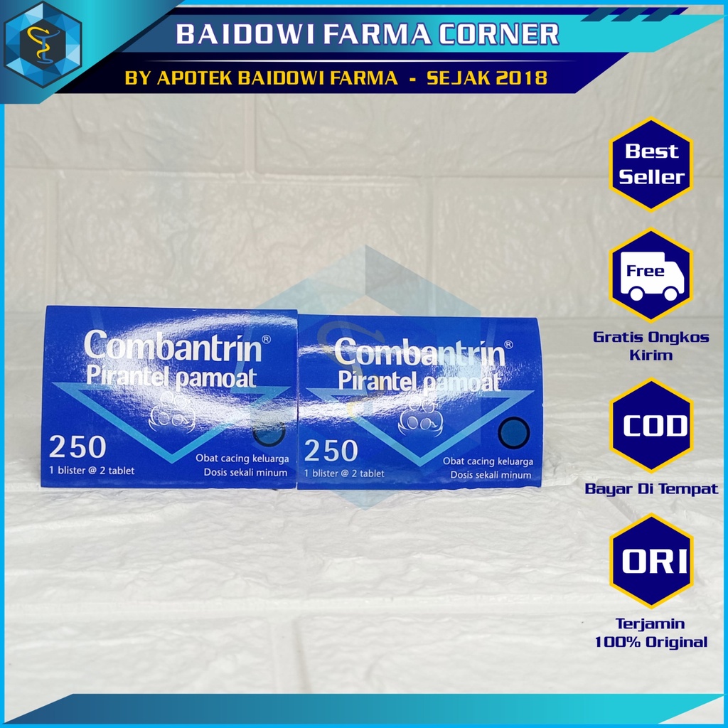 COMBANTRIN TABLET 250 MG ISI 2 TABLET