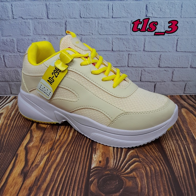 Sepatu Wanita Ando Xellia Ori 37-40 Sepatu Sneakers Wedges Cewek