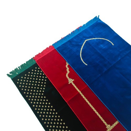 SAJADAH POLOS /TURKIYE TEBAL - Biru Muda Turkey Turki