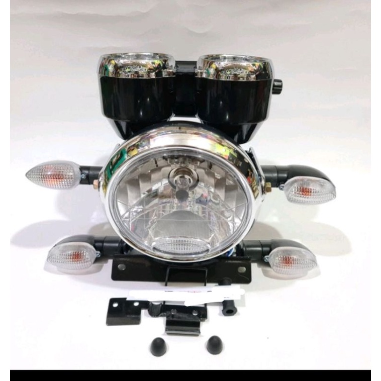 Paket set Breket Lampu depan sen Ples Spidometer  RX king New RX king lama Model RX King New Peredam