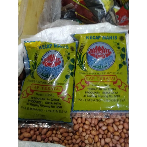 

kecap manis cap teratai ukuran 500g