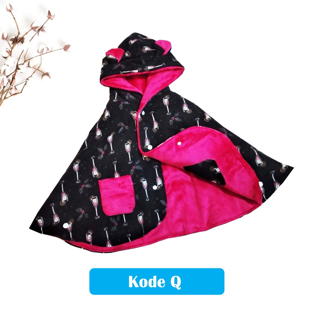 BABY CAPE Selimut Bayi Newborn-3thn Jaket Anak Bayi Murah-Q