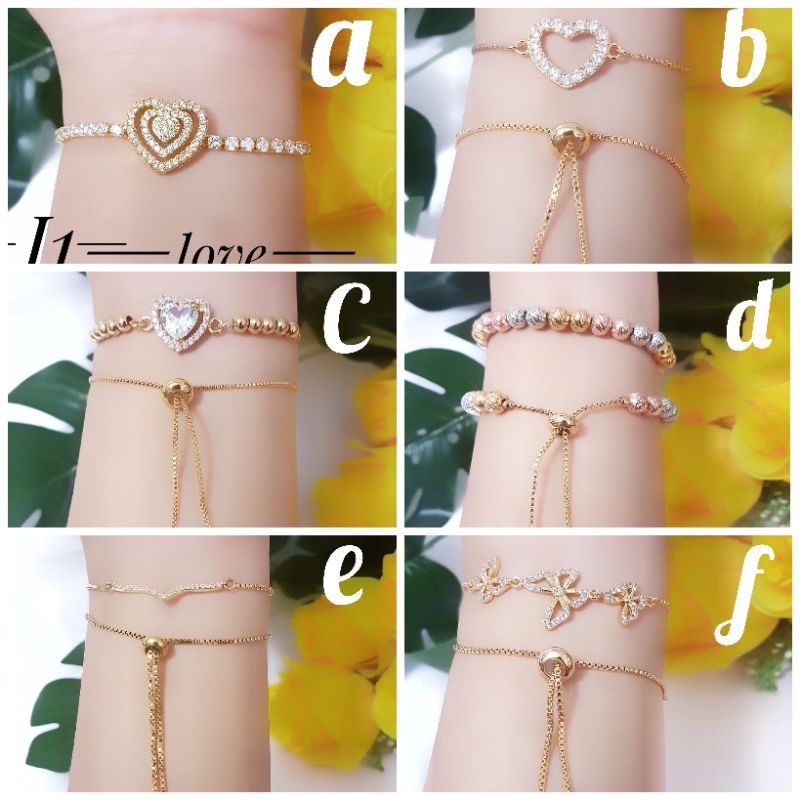 Xuping Gelang Serut Warna Gold 299221