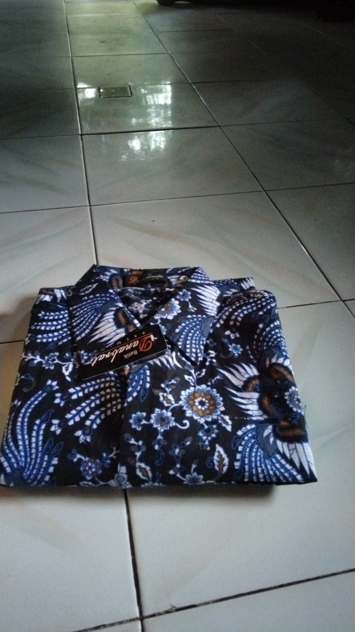 Bisa Cod Batik Danabrata Kemeja Batik Pria Lengan Panjang Motif Sayap Jagad Kode 035 Size M L Xl Xxl