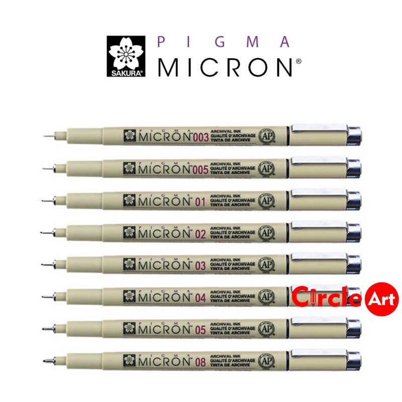 

SAKURA Pigma Micron Pen / Drawing Pen Merk Mikron
