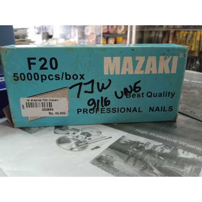 

Isi staples type"I" F20 Mazaki
