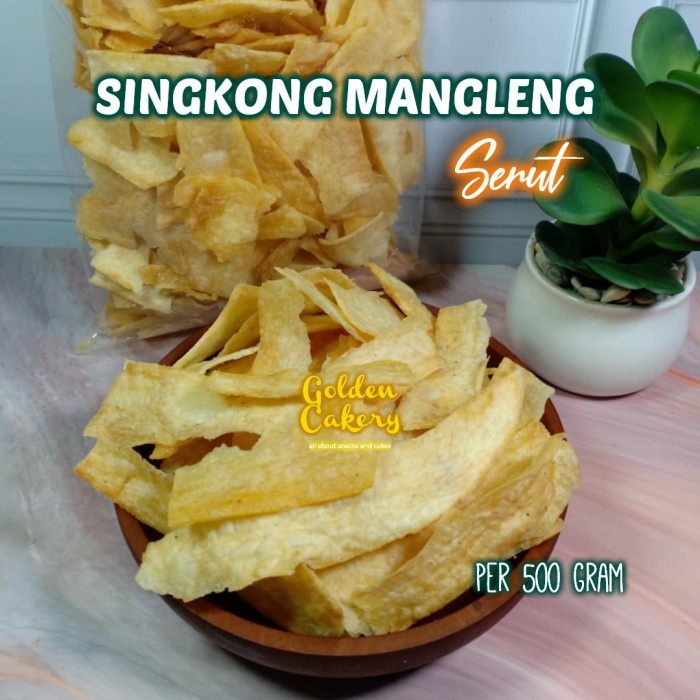 

504ekh Keripik Kripik Singkong Mangleng Singkong Sisir Gurih Asin Terlaris - 1/2 Kg 6J