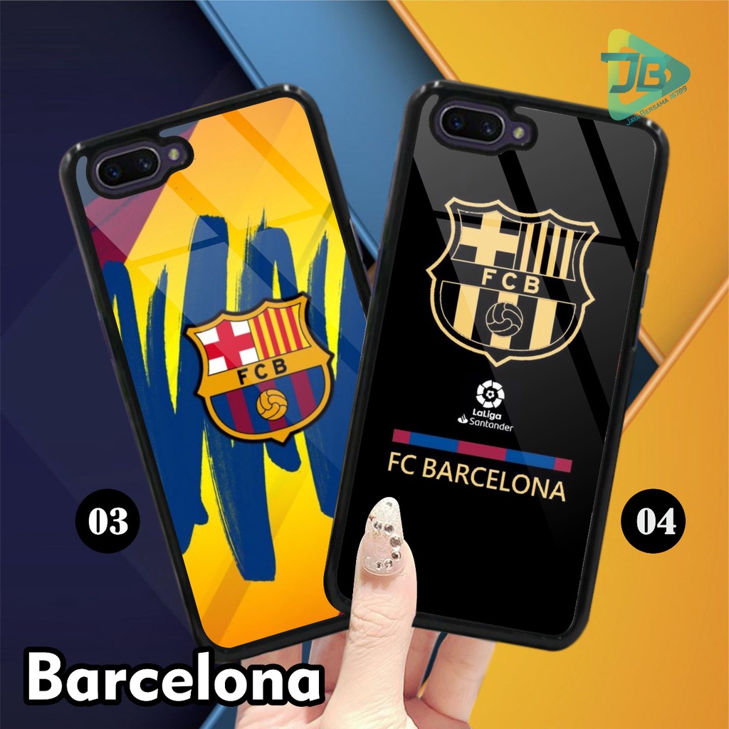 HARDCASE 2D GLOSSY BARCELONA OPPO VIVO XIAOMI SAMSUNG REALME IPHONE ALL TYPE JB4704