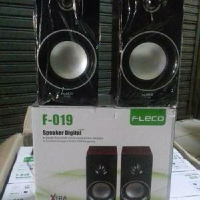 New Promo!!! Speaker Aktif Fleco F-19 Multimedia Stereo + Bluetooth Reciver Berkualitas