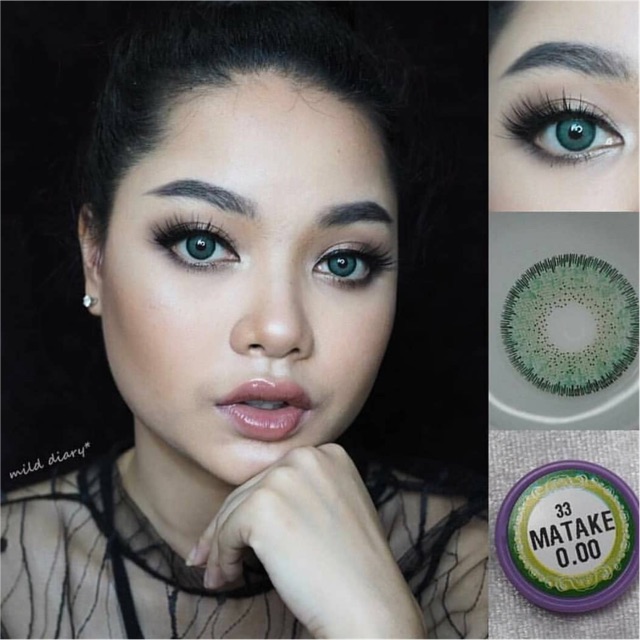 Softlens korea matake gray brown blue green